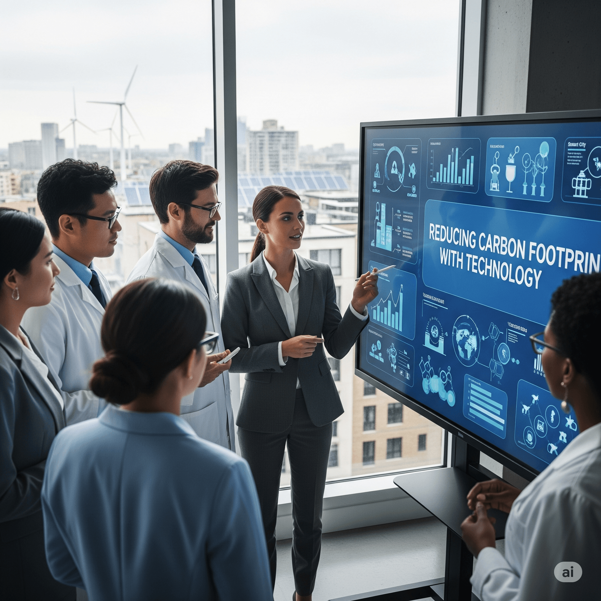 Reducing Carbon Footprints with Technology