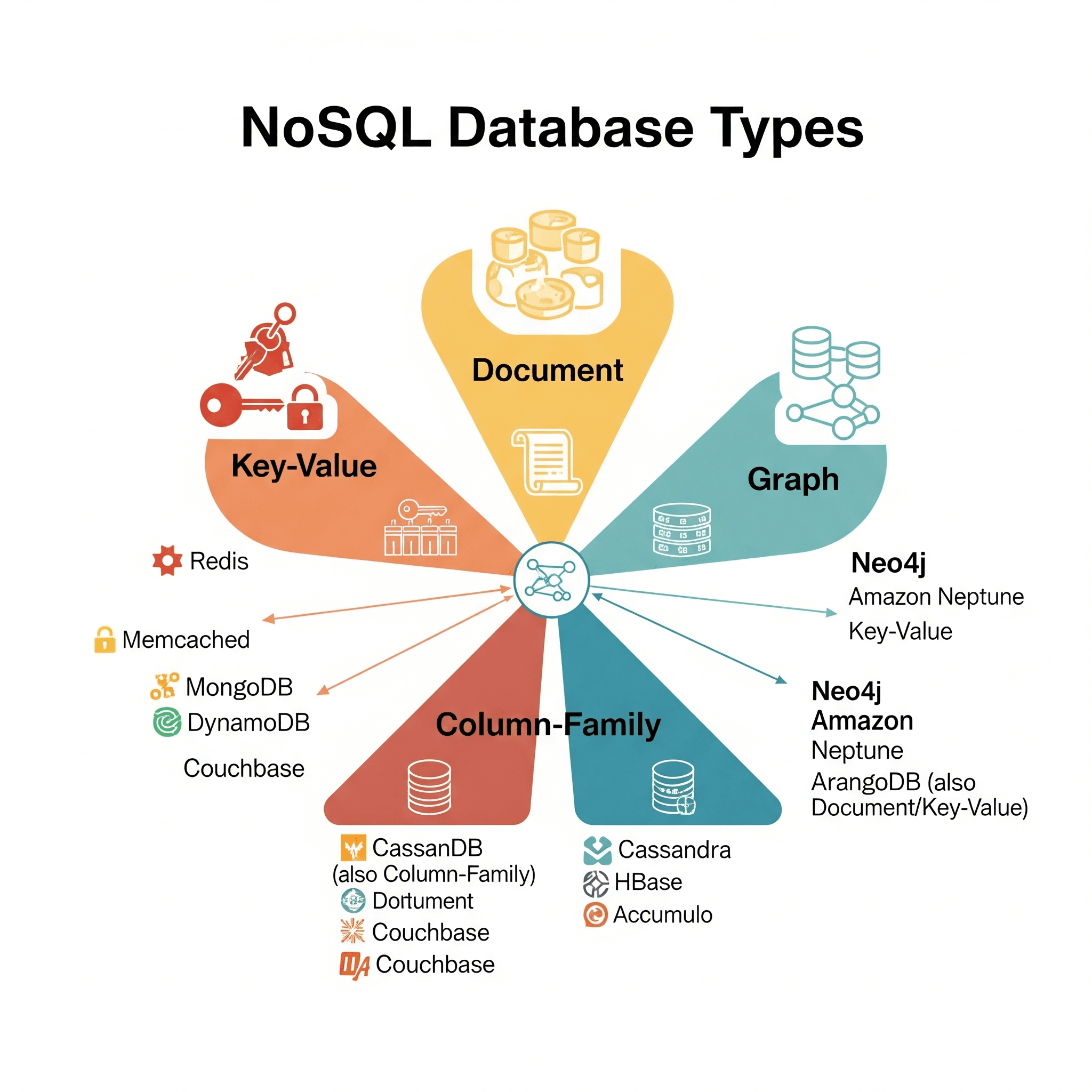 NoSQL Database Types Diagram