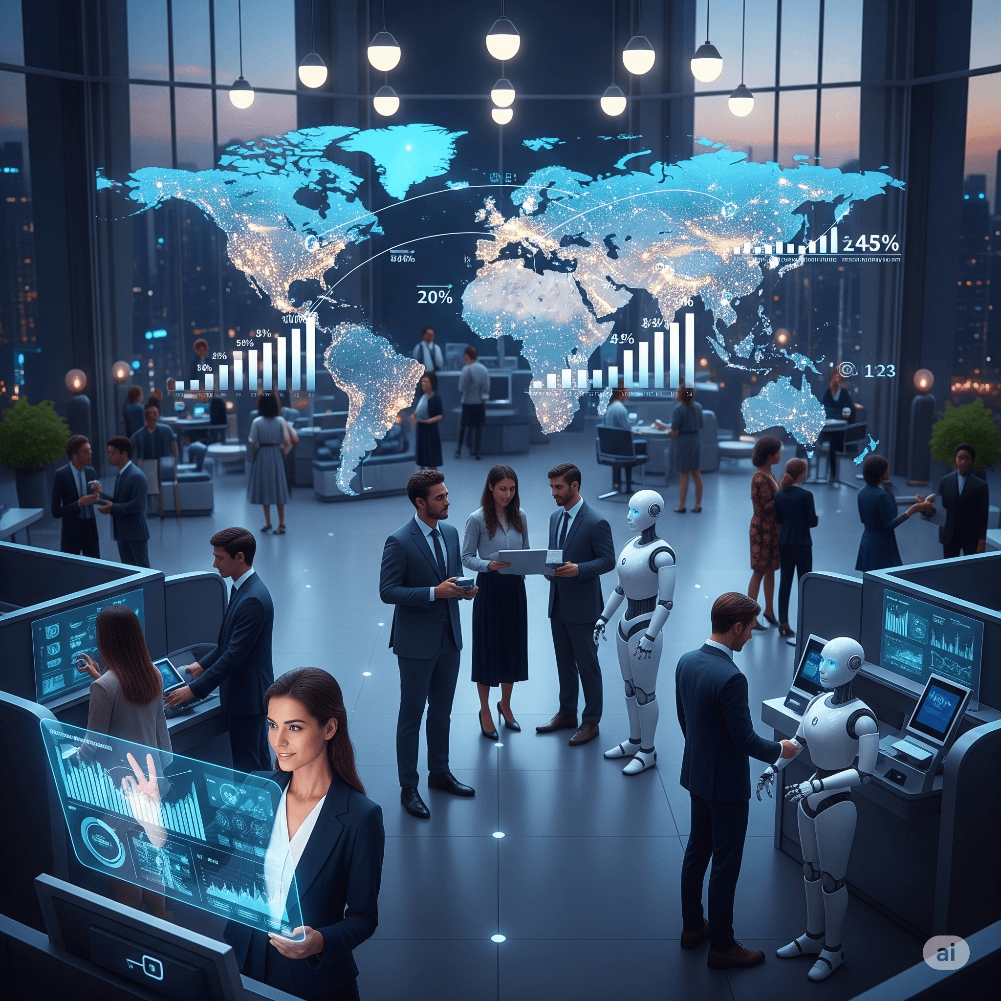 AI in Banking Infographic